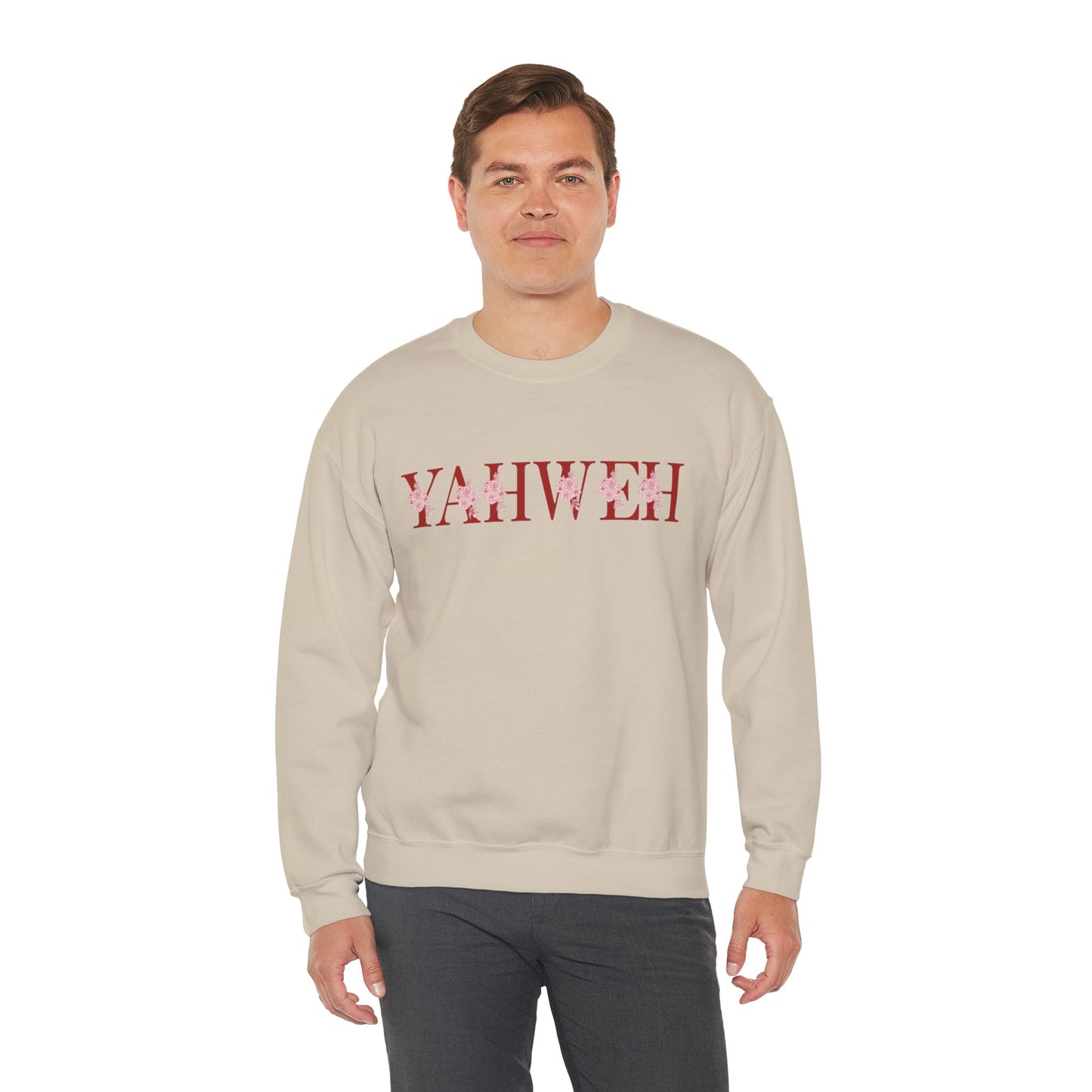 Yahweh Sweatshirt, YHWH Sweatshirt, Name of God Sweatshirt, YHVH Crewneck, Jehovah Sweater, Hebrew Name of God, messianic Jewish sweatshirt