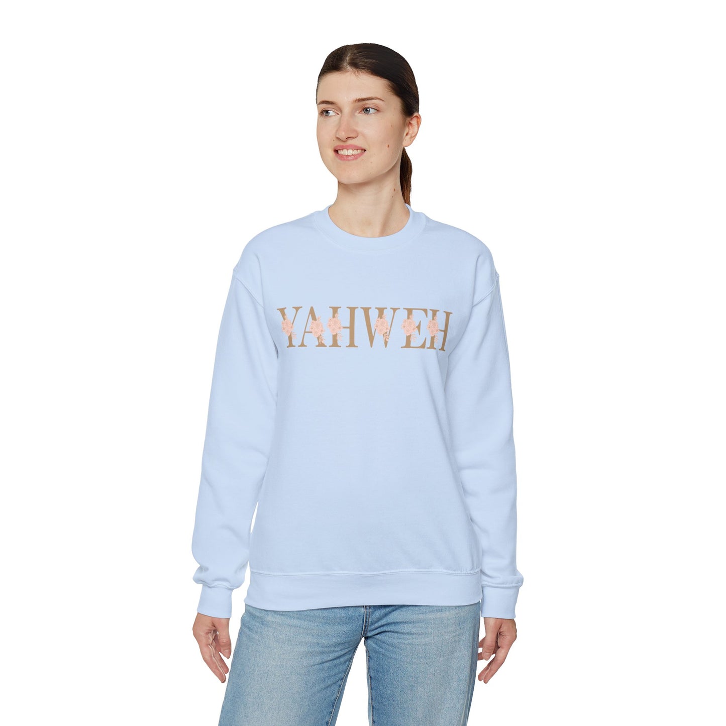 Yahweh Sweatshirt, YHWH Sweatshirt, Name of God Sweatshirt, YHVH Crewneck, Jehovah Sweater, Hebrew Name of God, messianic Jewish sweatshirt