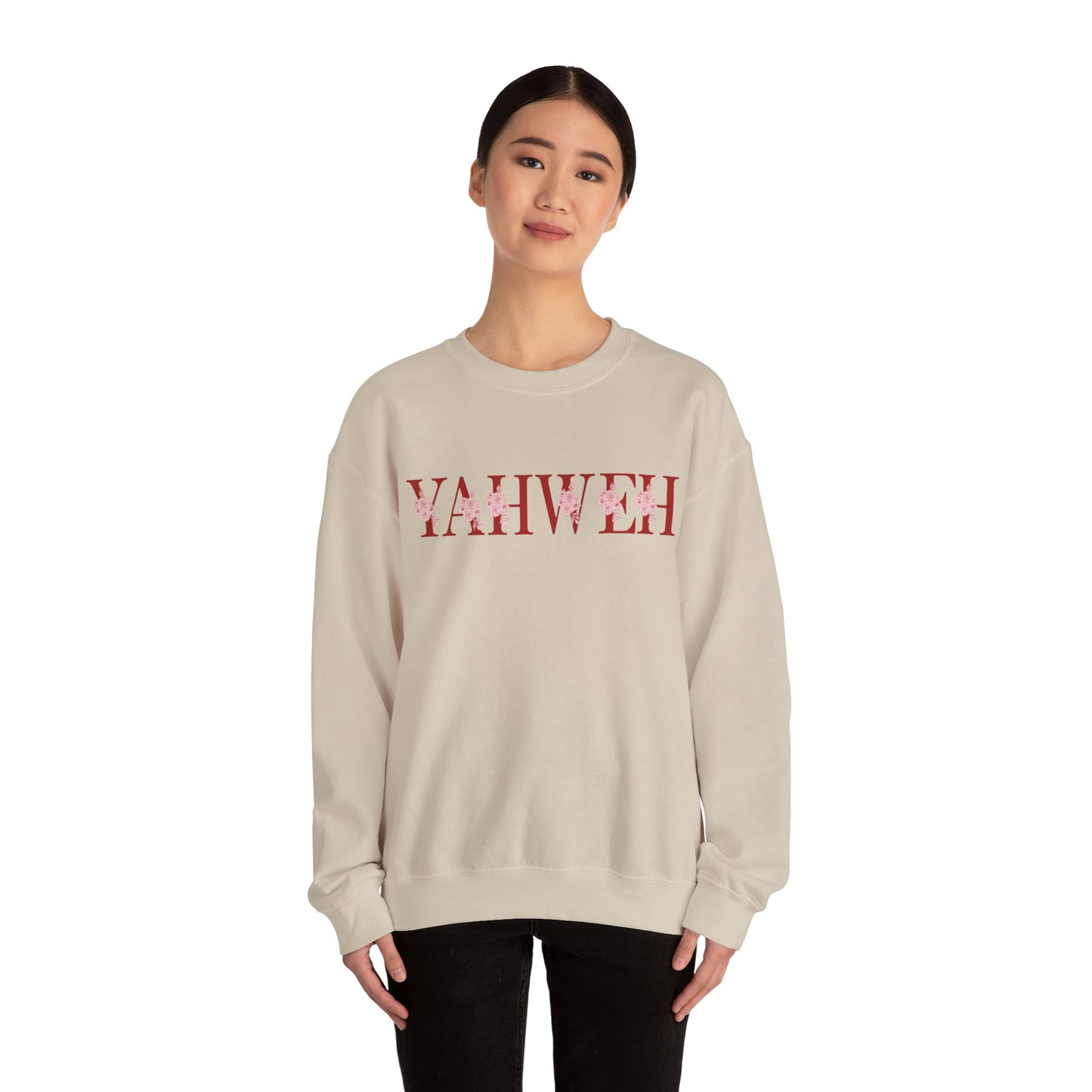 Yahweh Sweatshirt, YHWH Sweatshirt, Name of God Sweatshirt, YHVH Crewneck, Jehovah Sweater, Hebrew Name of God, messianic Jewish sweatshirt