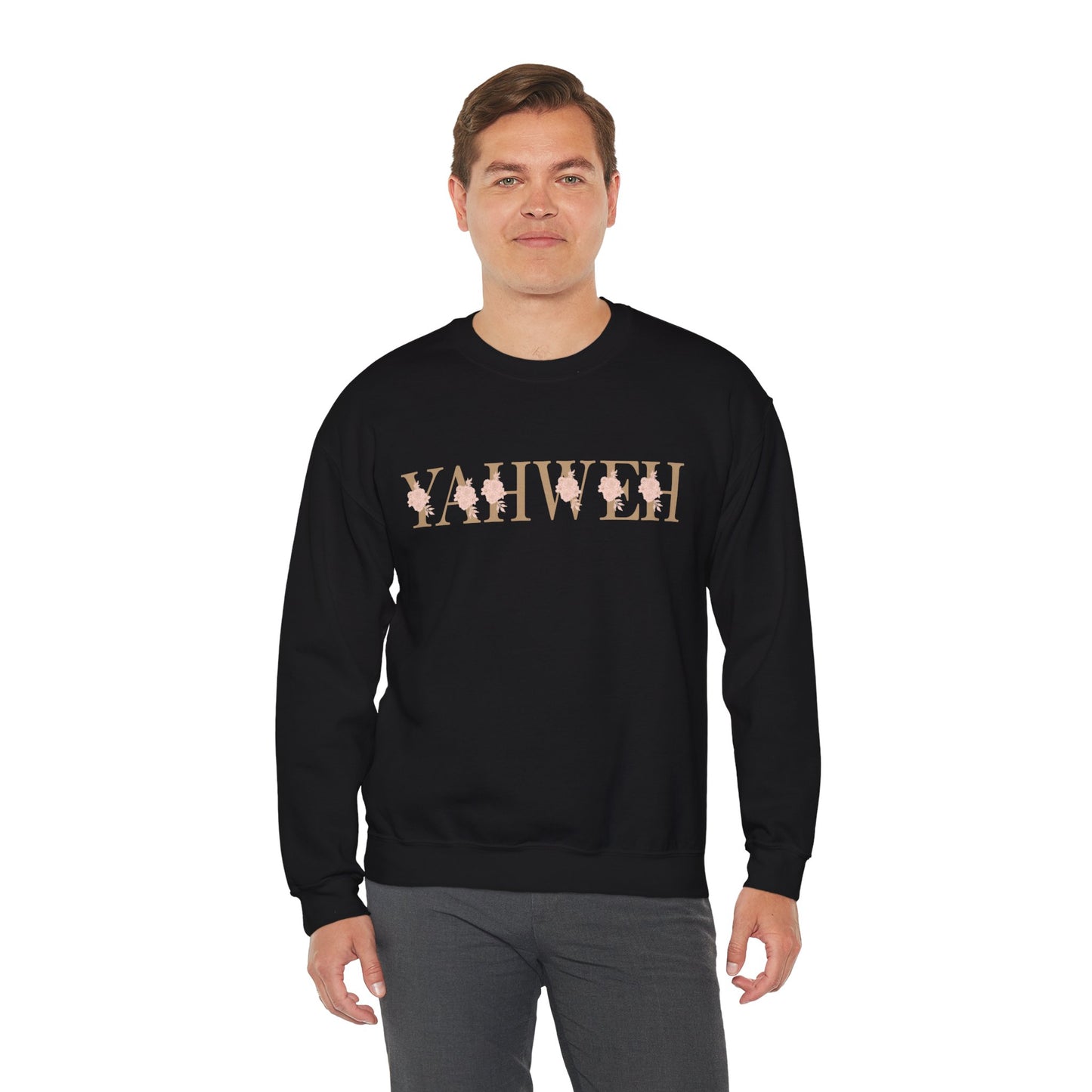 Yahweh Sweatshirt, YHWH Sweatshirt, Name of God Sweatshirt, YHVH Crewneck, Jehovah Sweater, Hebrew Name of God, messianic Jewish sweatshirt