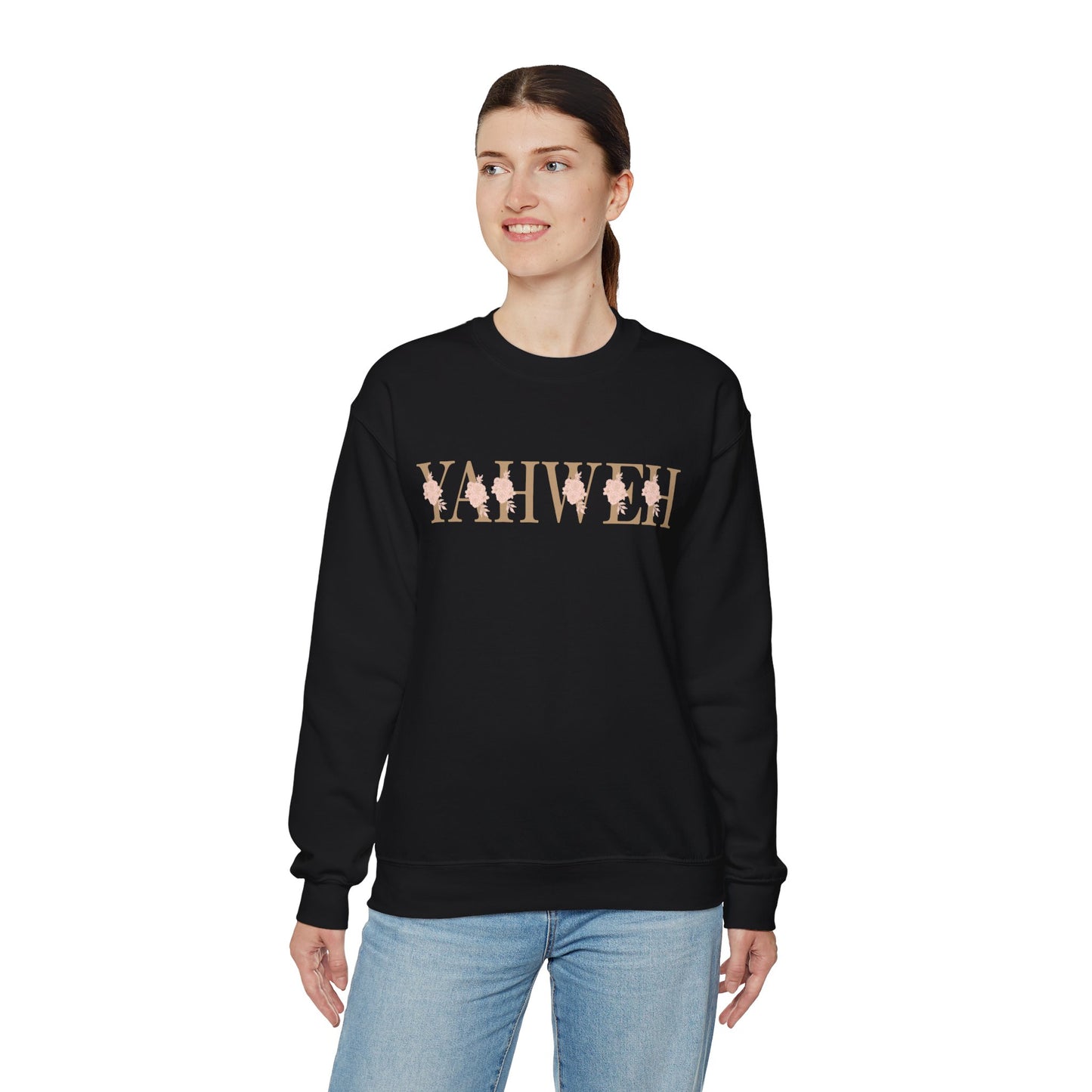 Yahweh Sweatshirt, YHWH Sweatshirt, Name of God Sweatshirt, YHVH Crewneck, Jehovah Sweater, Hebrew Name of God, messianic Jewish sweatshirt