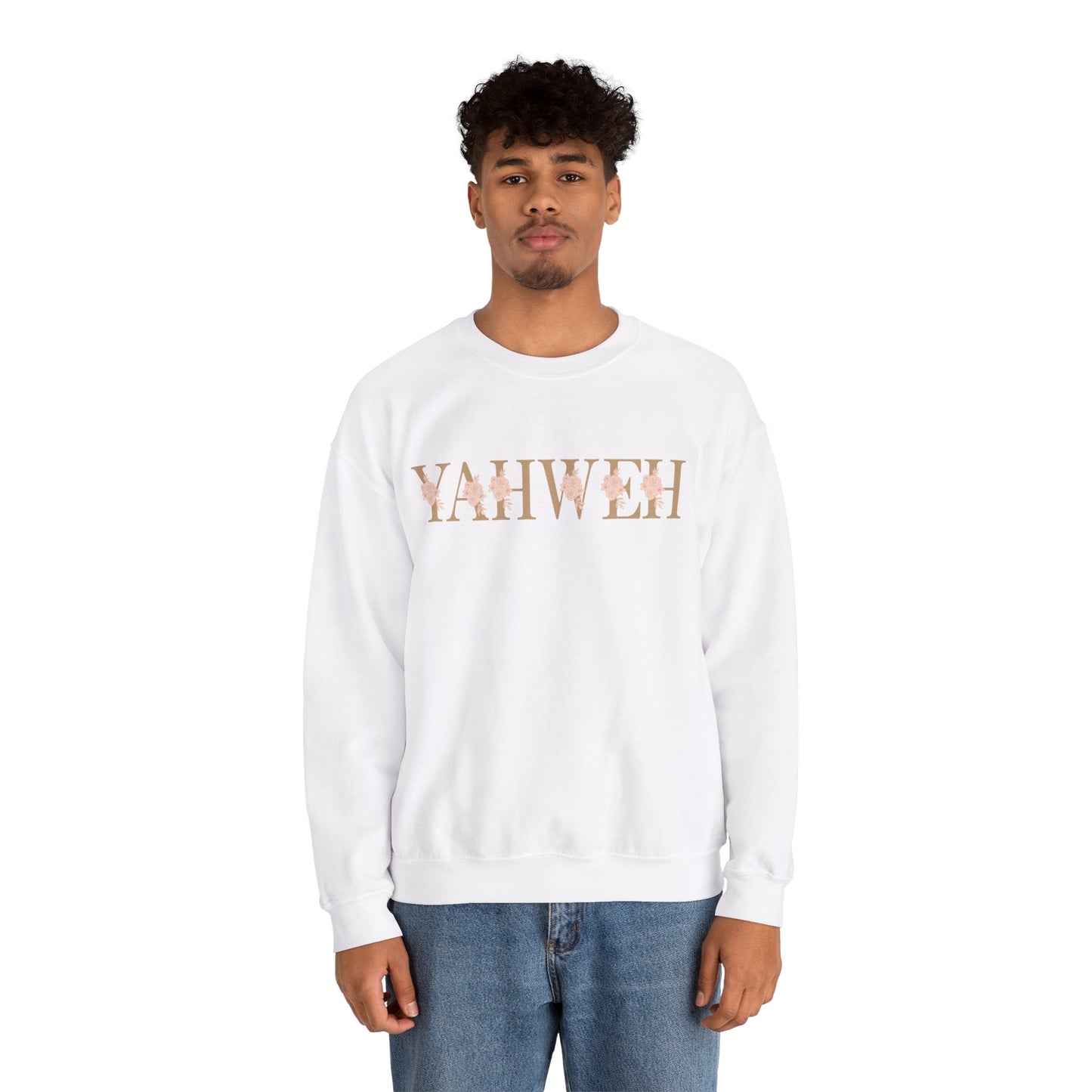 Yahweh Sweatshirt, YHWH Sweatshirt, Name of God Sweatshirt, YHVH Crewneck, Jehovah Sweater, Hebrew Name of God, messianic Jewish sweatshirt