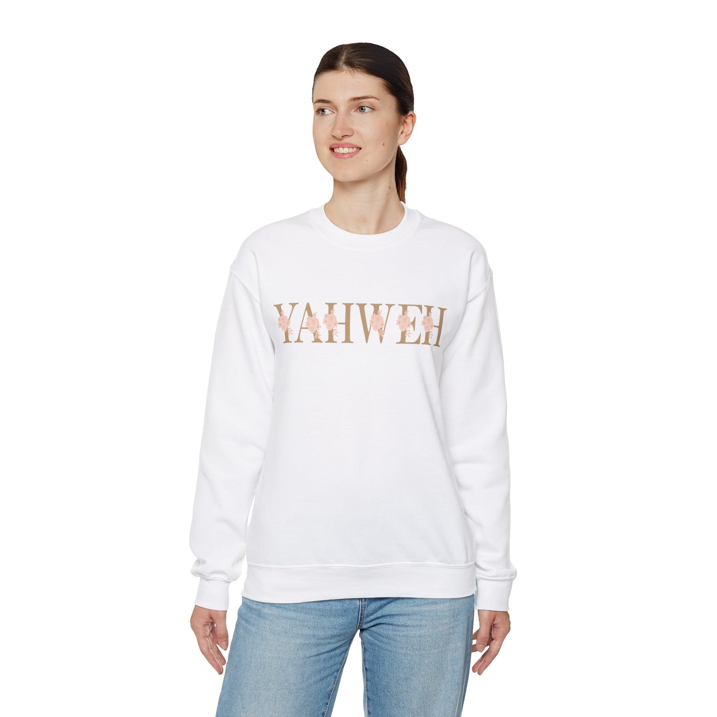 Yahweh Sweatshirt, YHWH Sweatshirt, Name of God Sweatshirt, YHVH Crewneck, Jehovah Sweater, Hebrew Name of God, messianic Jewish sweatshirt