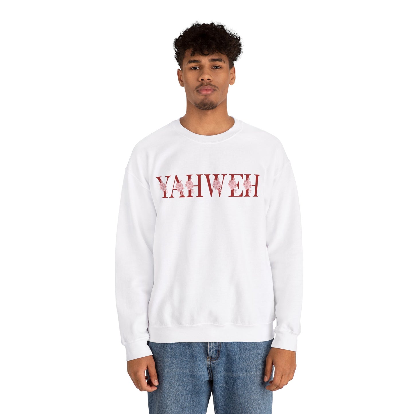 Yahweh Sweatshirt, YHWH Sweatshirt, Name of God Sweatshirt, YHVH Crewneck, Jehovah Sweater, Hebrew Name of God, messianic Jewish sweatshirt