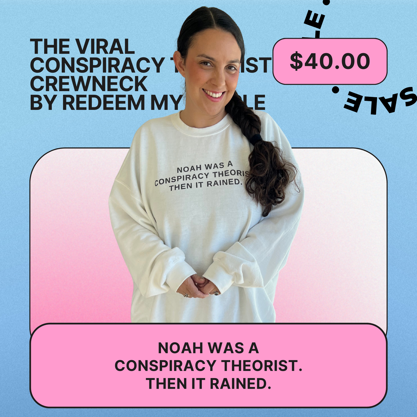 The Conspiracy Theorist Crewneck Sweatshirt: