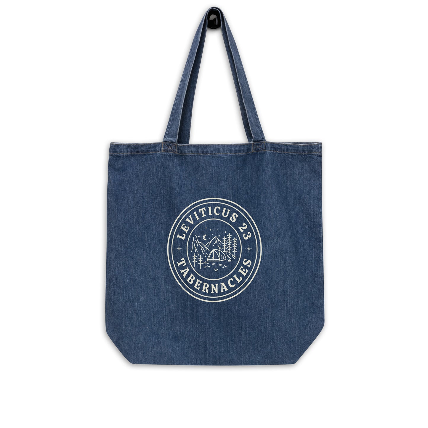 The Leviticus 23 Feast of Tabernacles Organic Denim Tote Bag