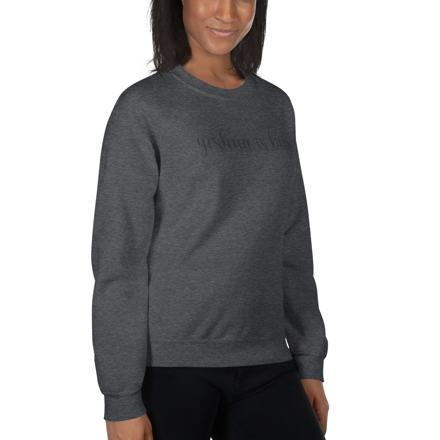 The Yeshua Is King Crewneck Sweatshirt