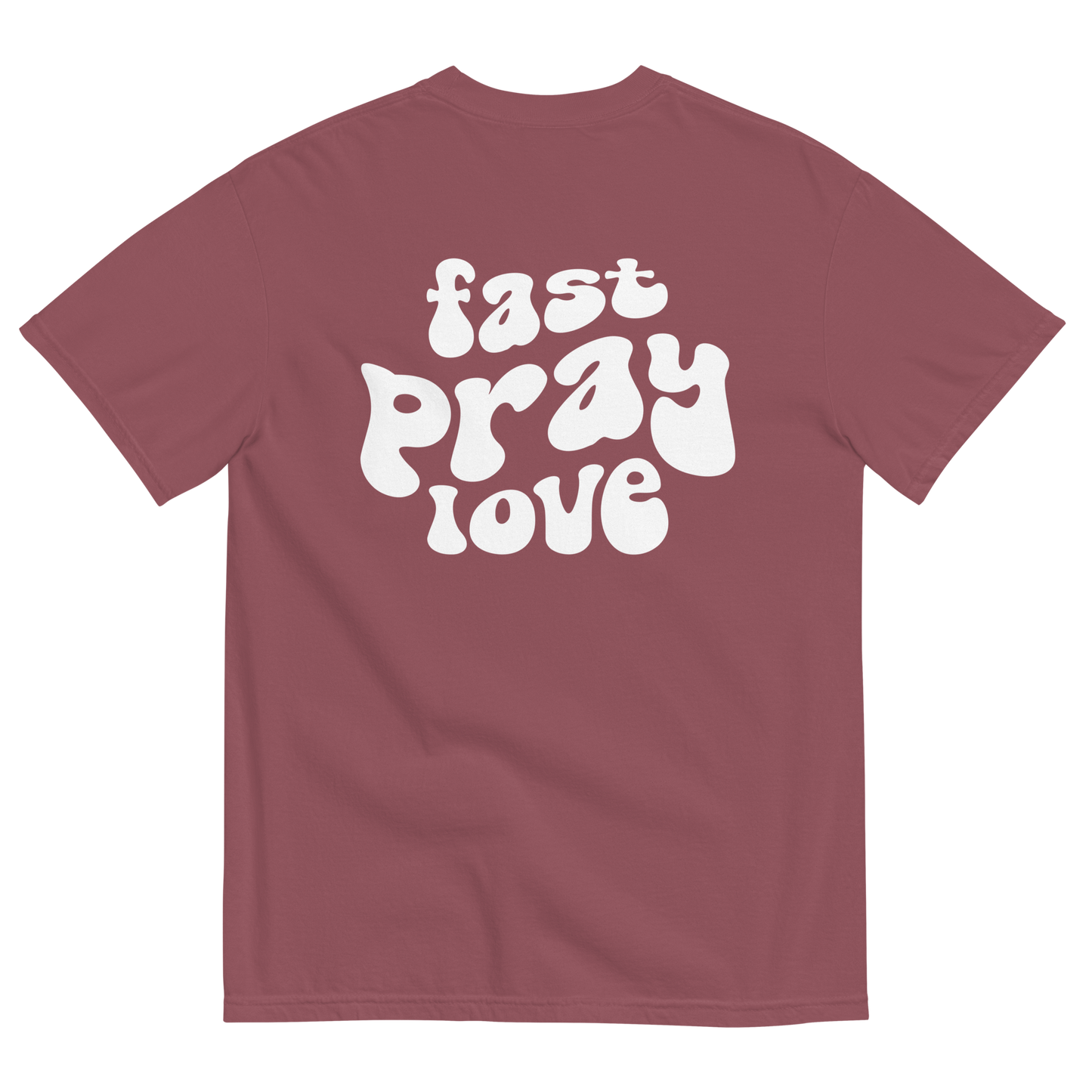 The Redeem My People Fast Pray Love Comfort Colors Tee: