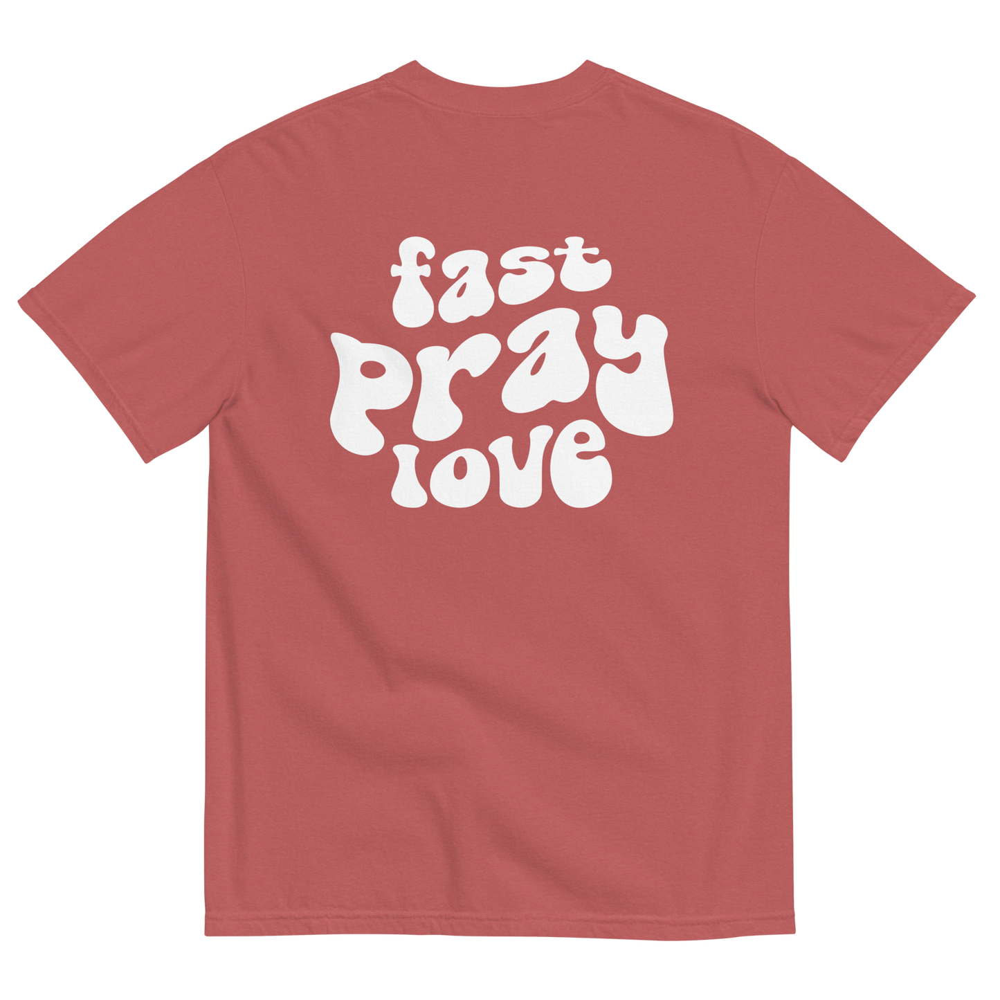 The Redeem My People Fast Pray Love Comfort Colors Tee: